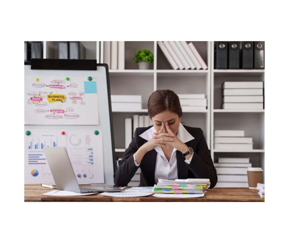 Stressed Woman Image for July Newsletter